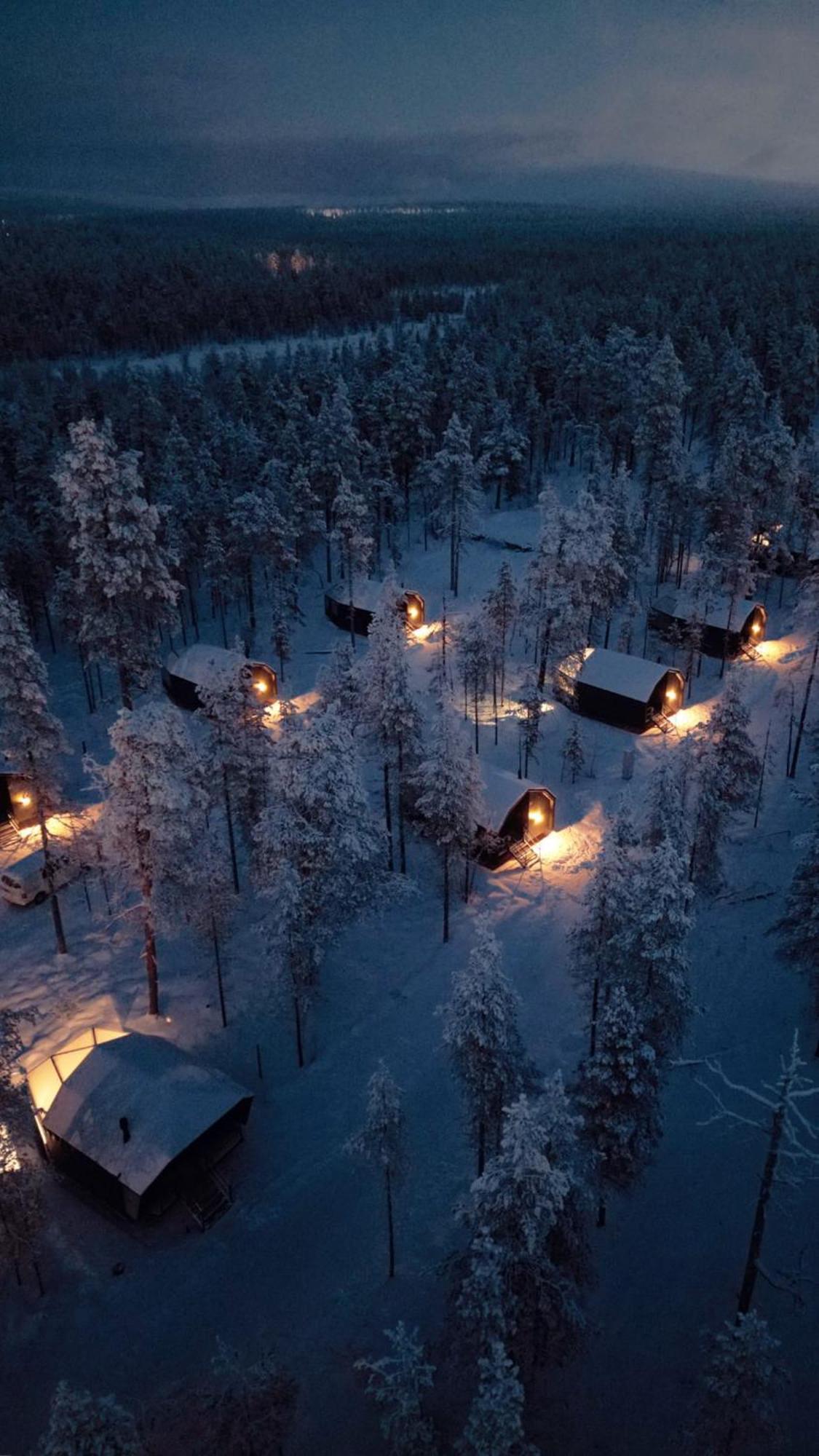 Aurora Queen Resort Igloos Saariselkä Exterior foto